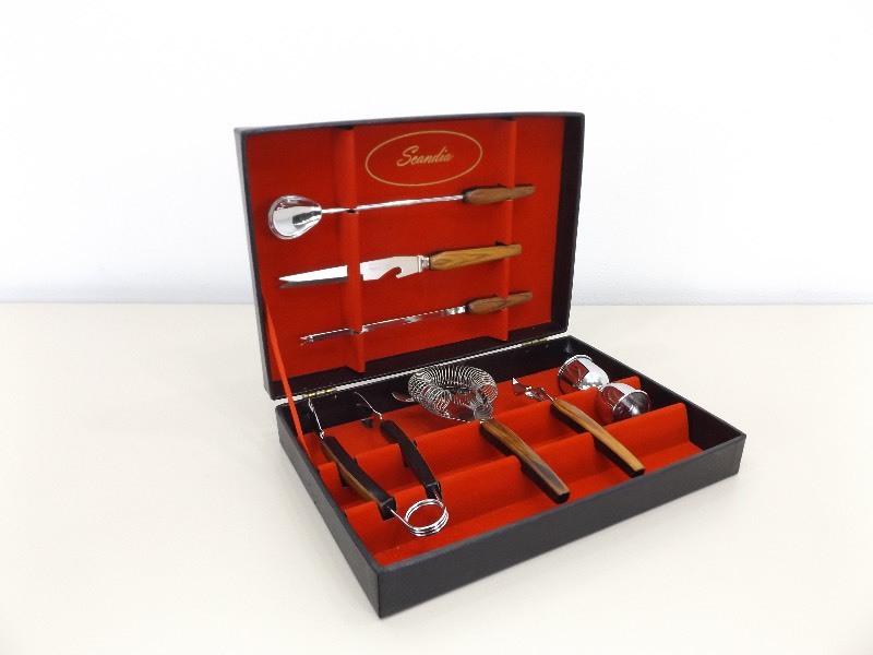 NEW Vintage Scandia Bar Set