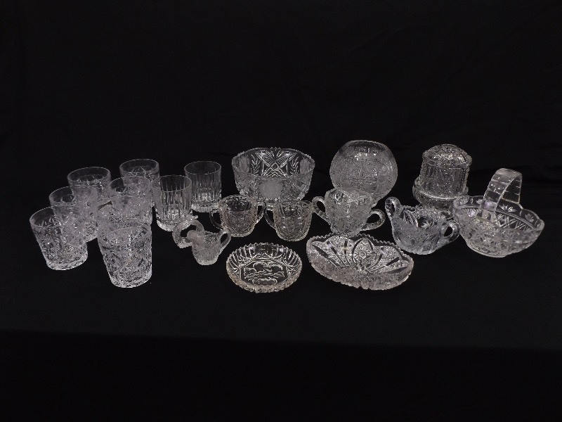 Large Lot of Crystal Dishes