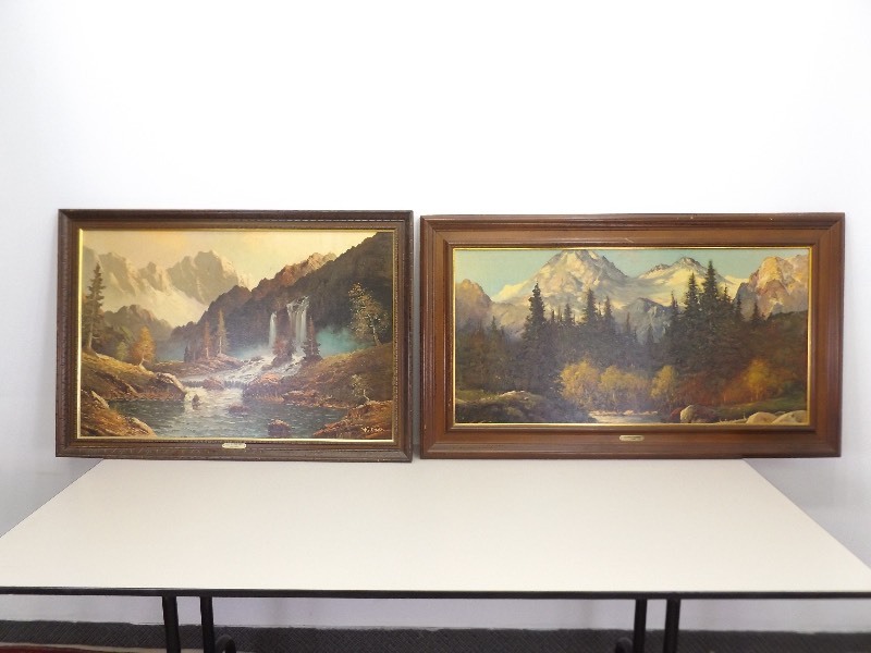 2 Vintage Framed Turner Wall Accessories