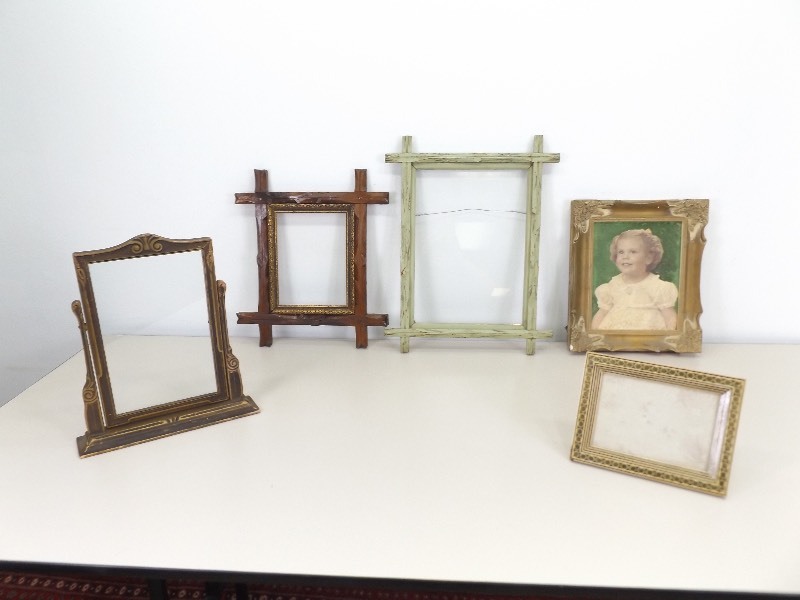 Large Lot of AntiqueVintage Frames