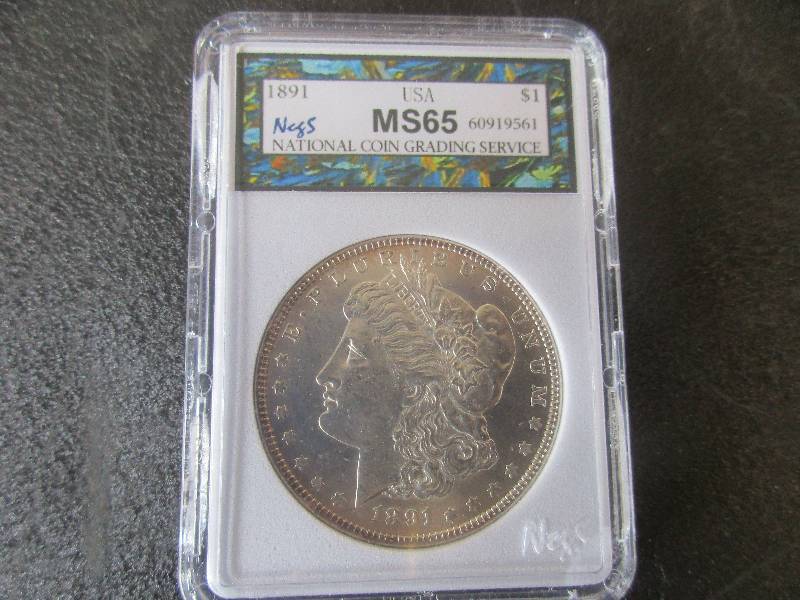 1891 Morgan Silver Dollar