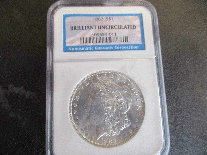 1882 Morgan Silver Dollar