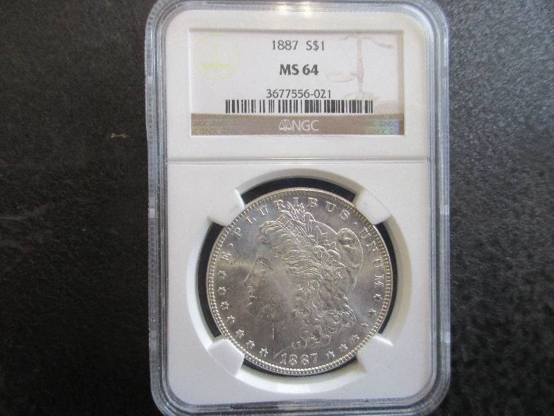 1887 Morgan Silver Dollar