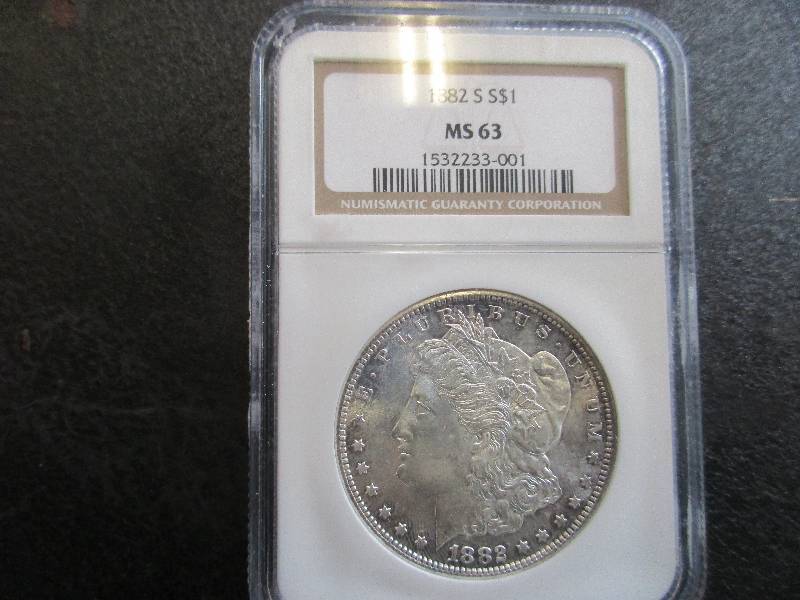 1882-S Morgan Silver Dollar
