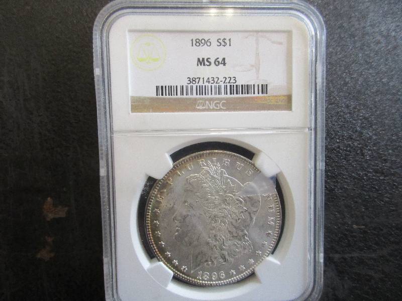 1896 Morgan Silver Dollar