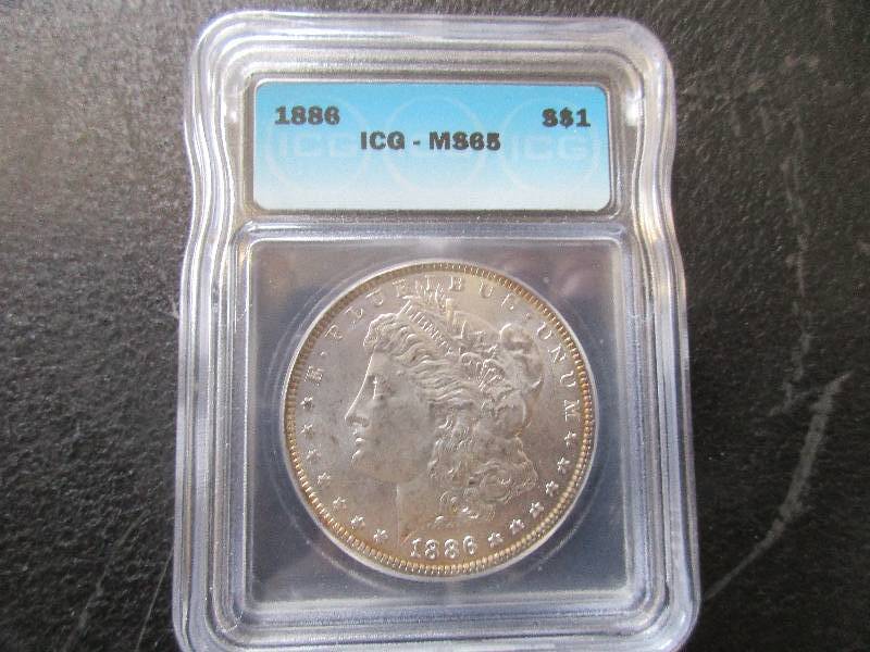 1886 Morgan Silver Dollar
