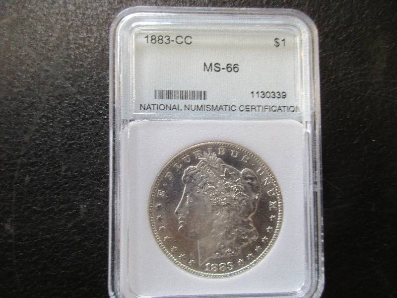 1883-CC Morgan Silver Dollar
