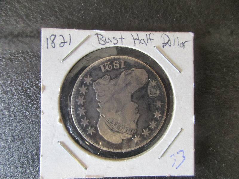 1821 Bust Half Dollar