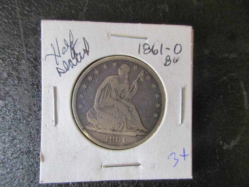 1861-O Seated Half Dollar