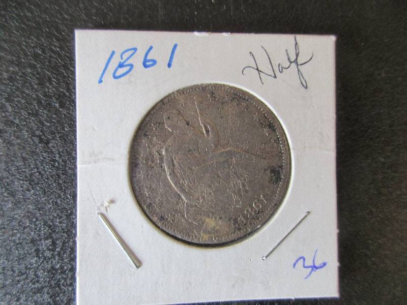 1861 Seated Half Dollar