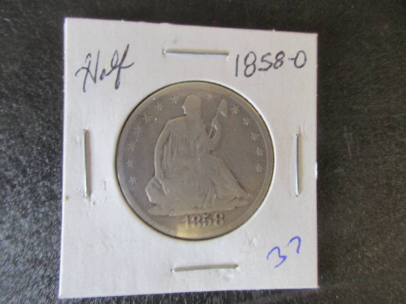 1858-O Seated Half Dollar