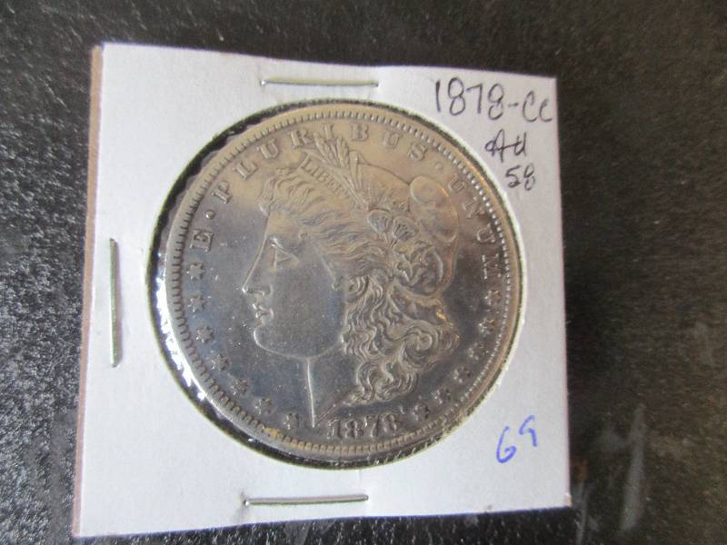 1878-CC Morgan Silver Dollar
