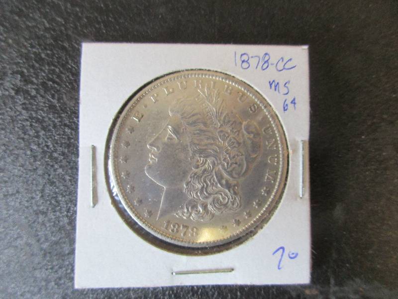 1878-CC Morgan Silver Dollar