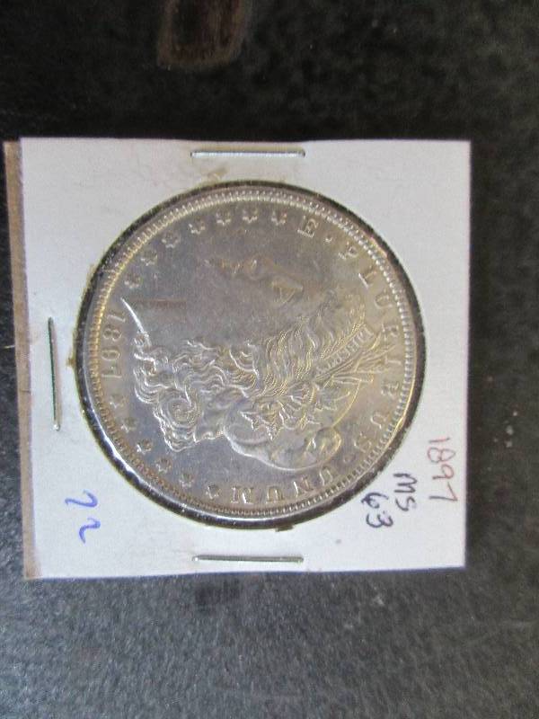 1897 Morgan Silver Dollar