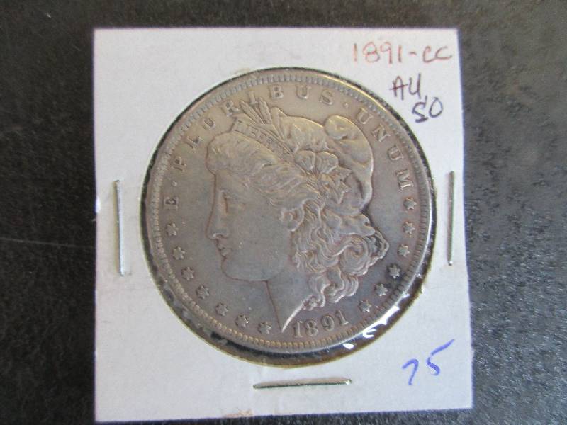 1891-CC Morgan Silver Dollar