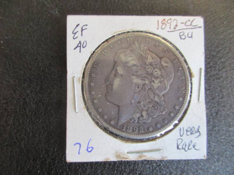 1892-CC Morgan Silver Dollar