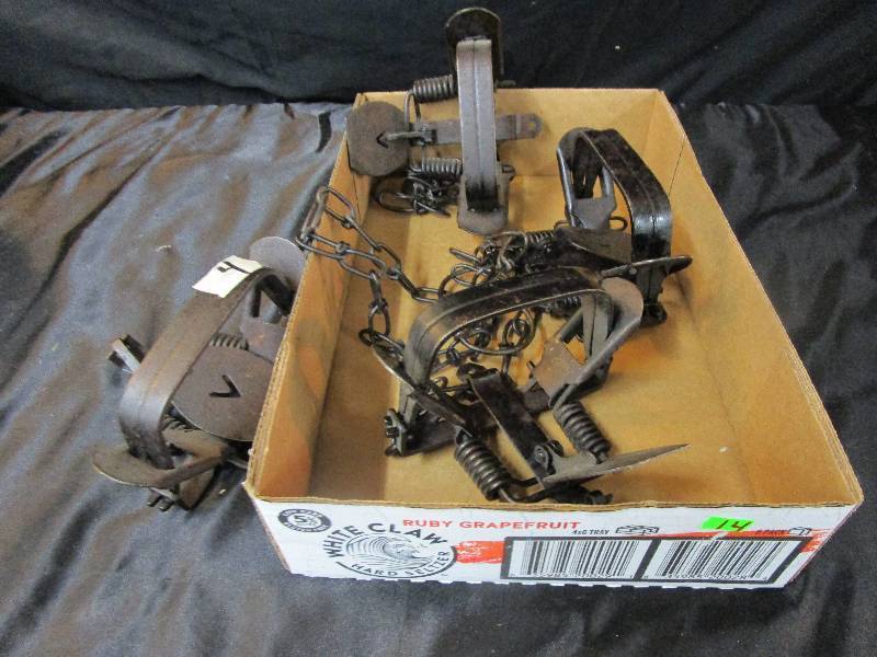 4-Victor Traps in Very Nice Condition