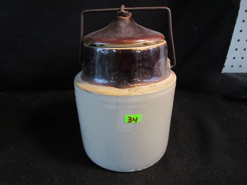 Stoneware Storage Crock with Cover