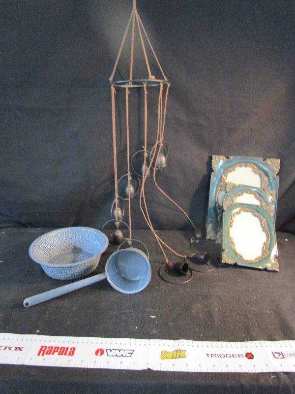 Enamel, Windchimes and Picture Frames