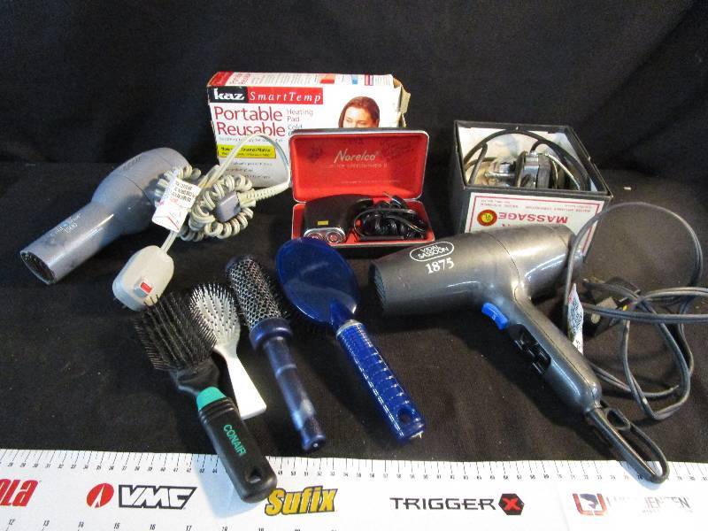 Hair Dryers, Heating Pad Cold Compress unopened and Massager