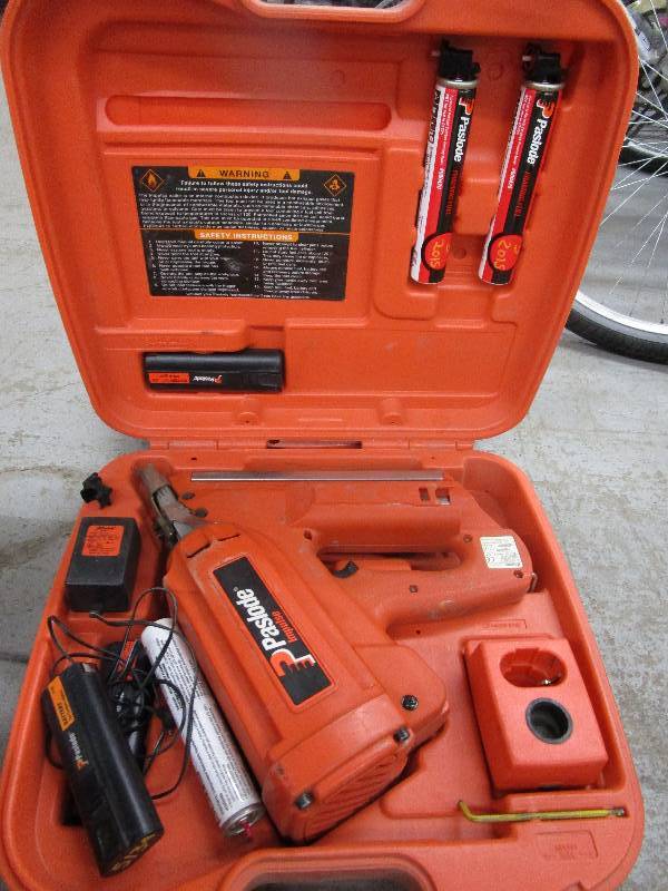 Paslode Impulse Framing Nailer works