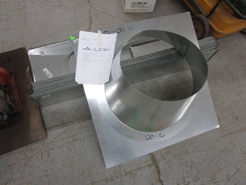 Roof Flashing & Forced Air Duct Work(12 Pieces)