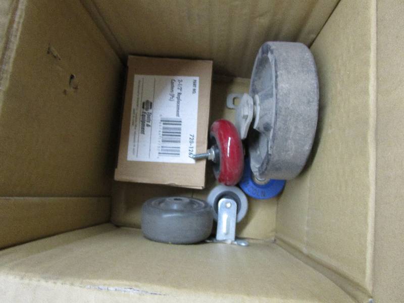 Washer Outlet Box, Bicycle Tubes, Chain Hook, safety visor & Various other Items