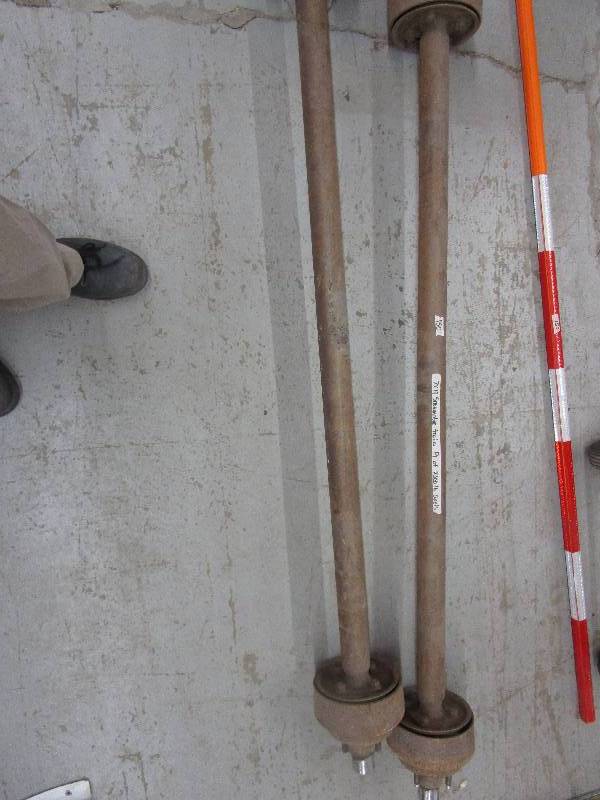 7x14 Pair of 2000lb Axles & Fender Skirt