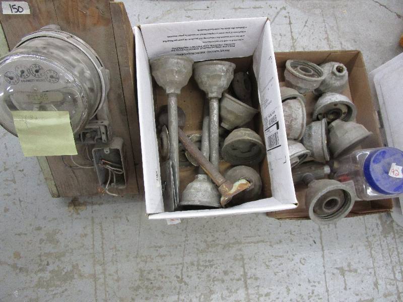 Electric Meter & Old Light Bulb Sockets