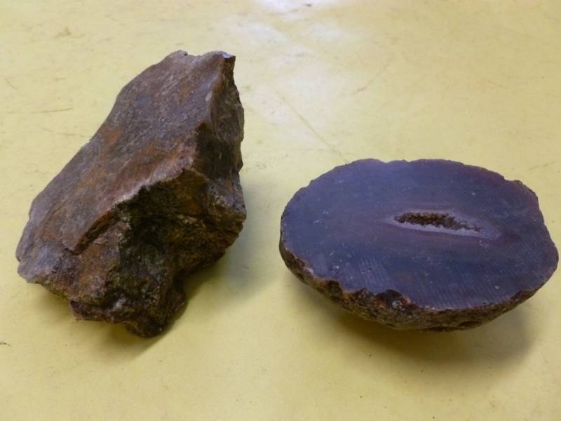 Sliced Agates