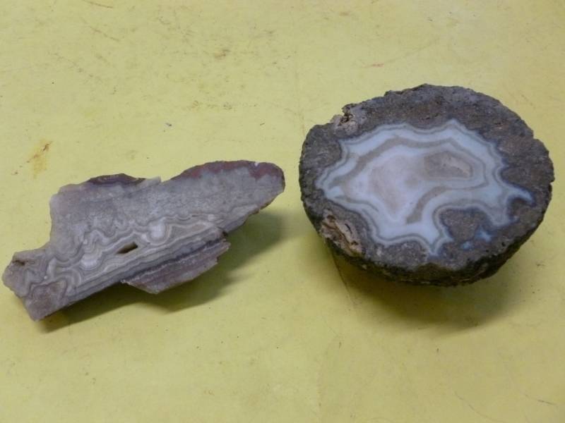 Sliced Agates