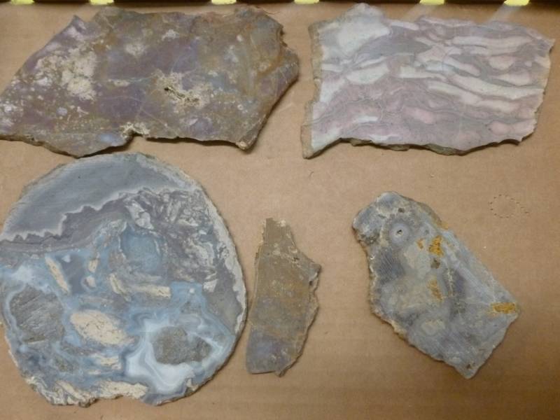 Sliced Agates