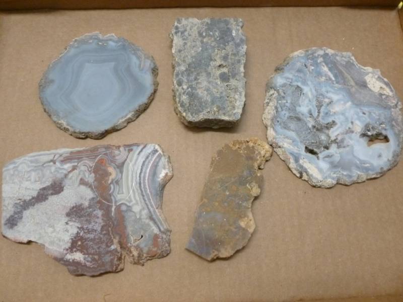 Sliced Agates