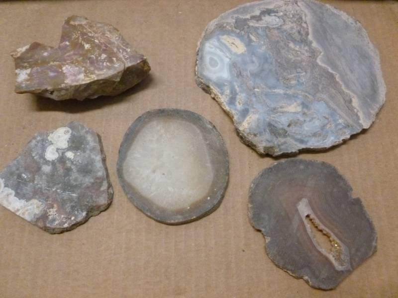 Sliced Agates