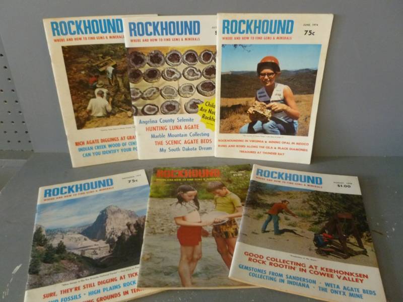 Vintage Gem & Mineral Magazines