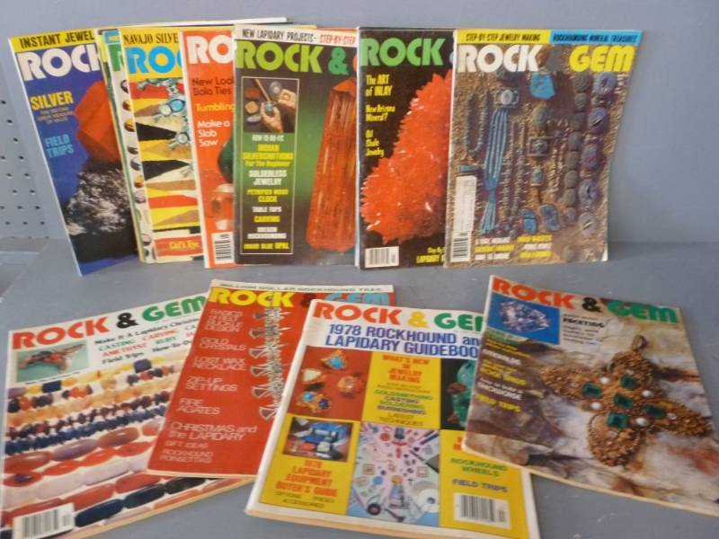 Vintage Rock & Gem Magazines
