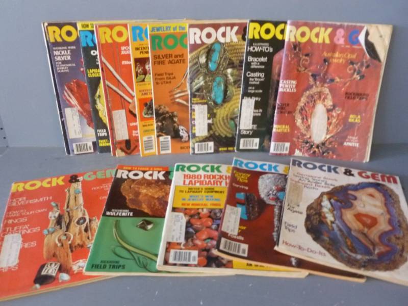 Vintage Rock & Gem Magazines