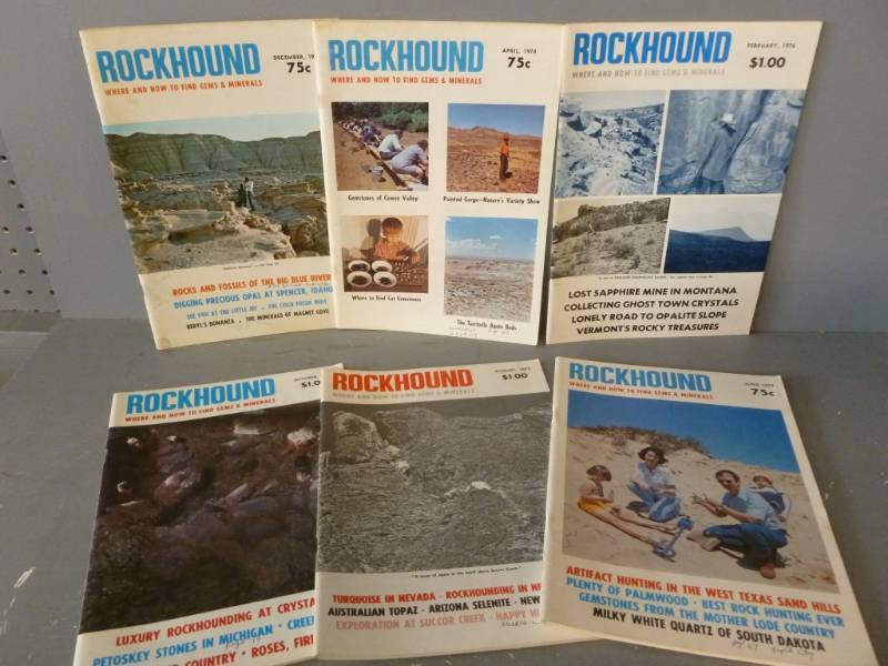 Vintage Gem & Mineral Magazines