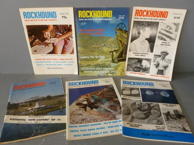 Vintage Gem & Mineral Magazines