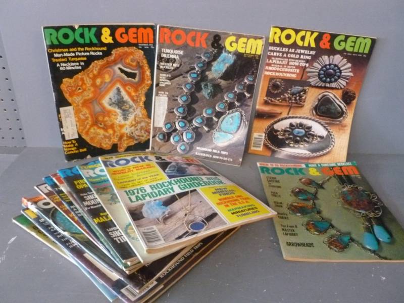 Vintage Rock & Gem Magazines