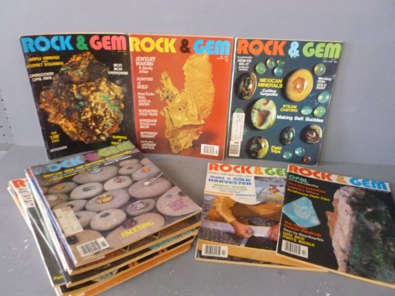 Vintage Rock & Gem Magazines