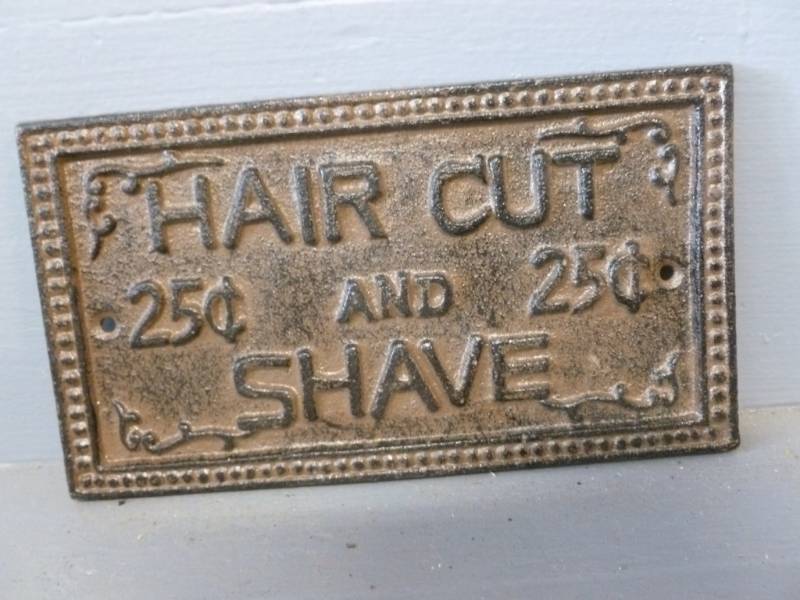 Cast Iron Sign