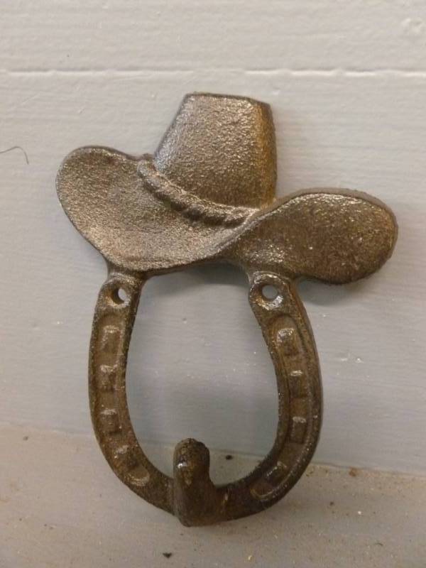 Cast Iron Hat Hook