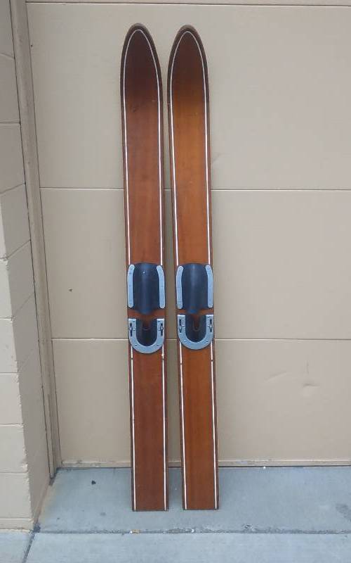 lot 12 image: Pair 6 Foot Water Skis