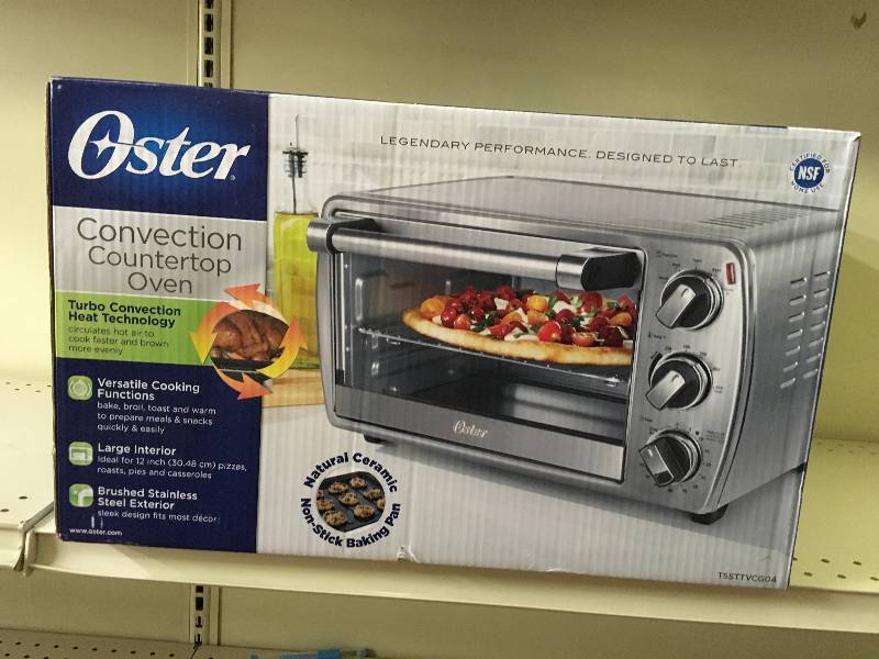 OSTER COUNTERTOP OVEN, RETAIL $49.99