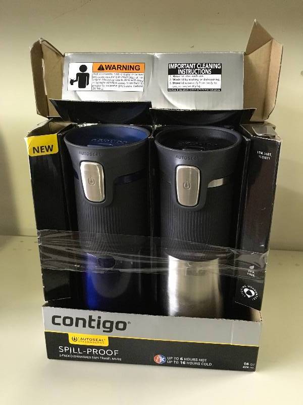CONTIGO GRIP 2PK THERMAL, RETAIL $18.99