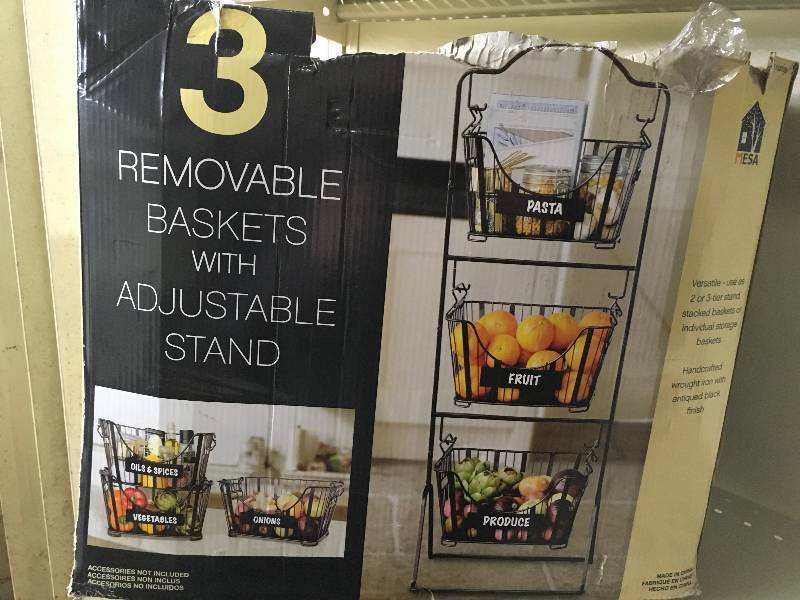 3 TIER BASKET, RETAIL $29.99