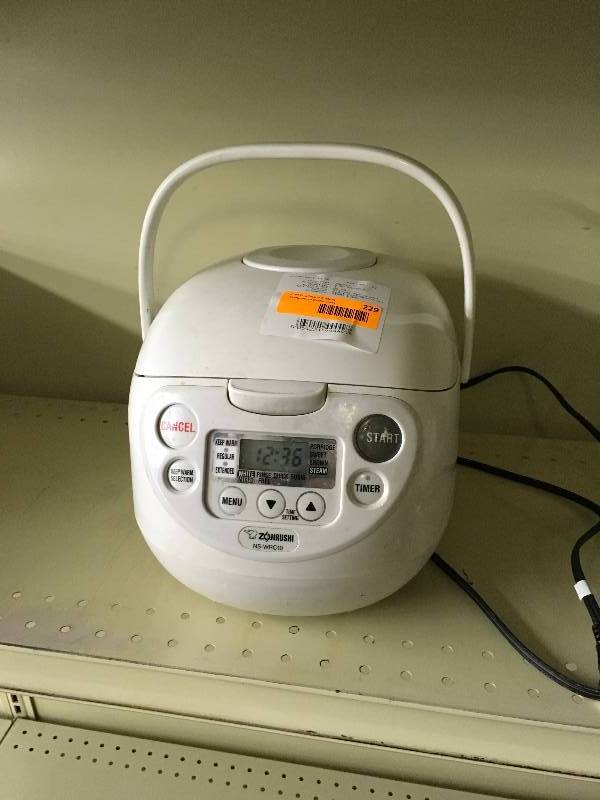 ZOJIRUSHI MICOM 5.5C RICE COOKER, RETAIL $89.99