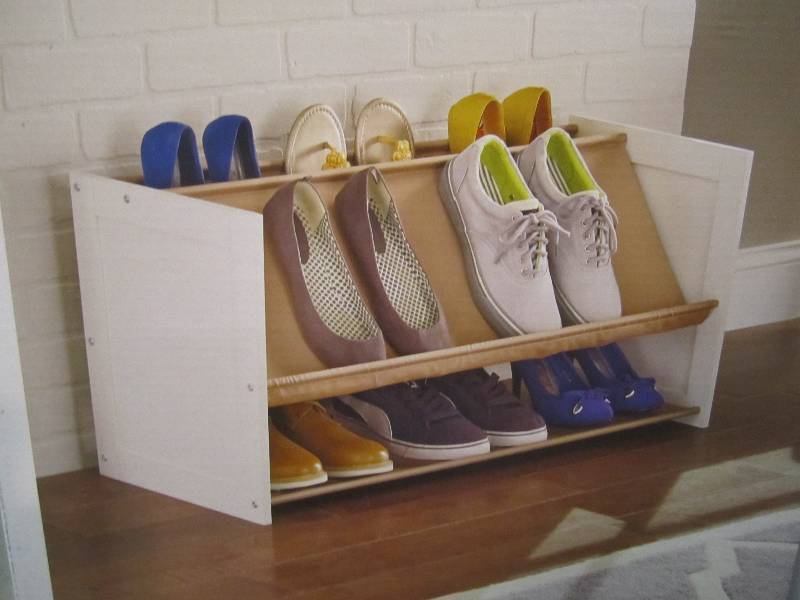 Closetmaid 9-Pair Multi Level Shoe ...