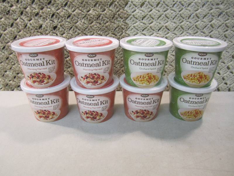 Lot of 8 Njoy Gourmet Oatmeal Kits...